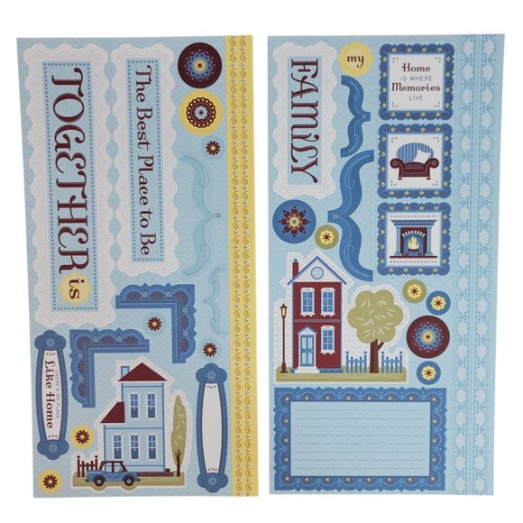 Close to My Heart Reflections Stickease X7116C Sweet Home Family Memories NEW - Picture 1 of 4